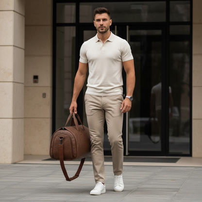 The ARLEN Leather Duffel Bag