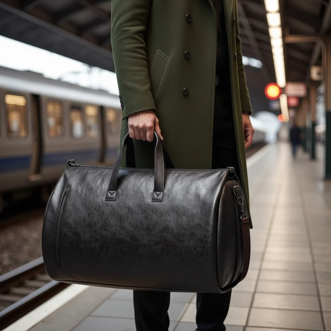The ARLEN Leather Duffel Bag